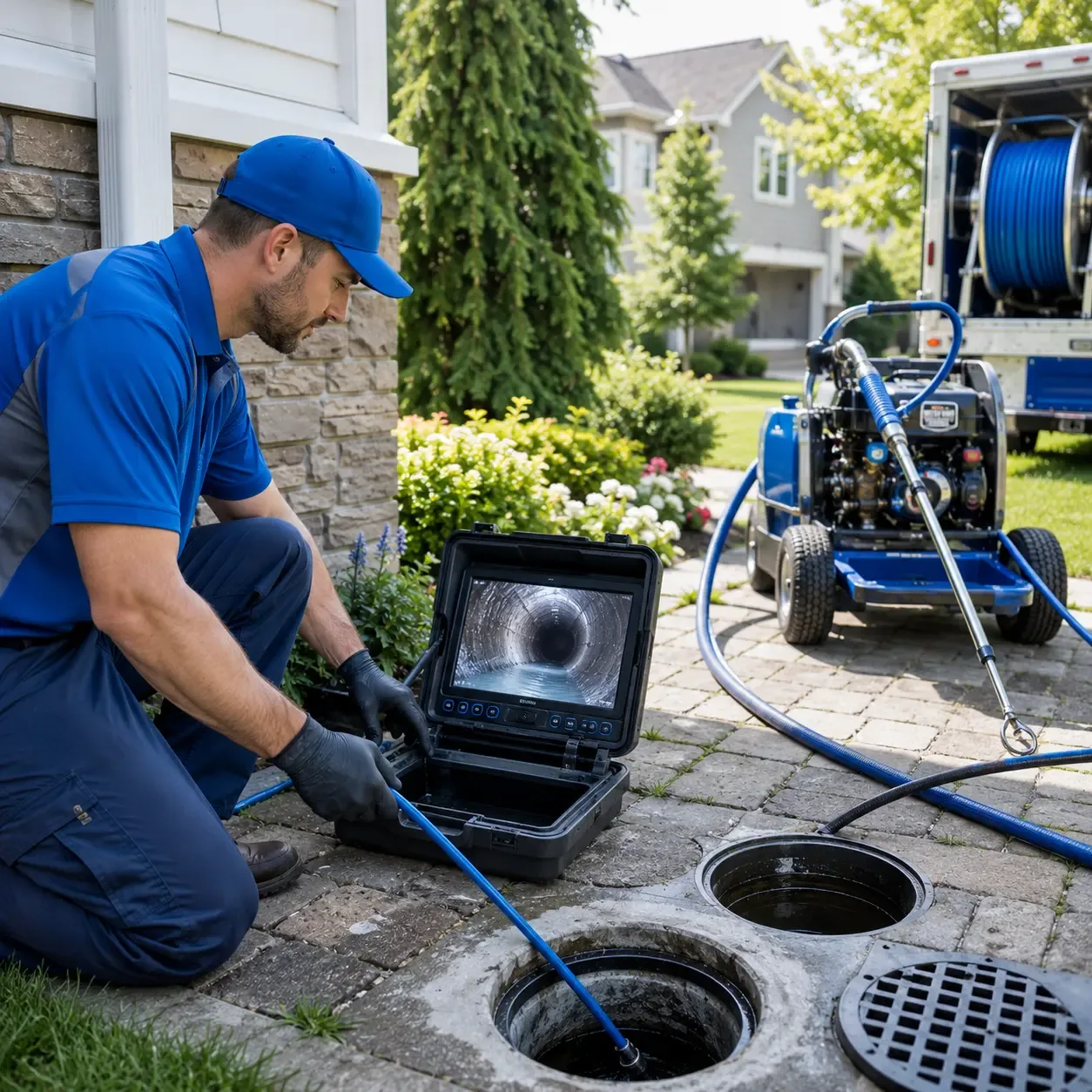 Outdoor drain cleaning professionals serving Mora, LA